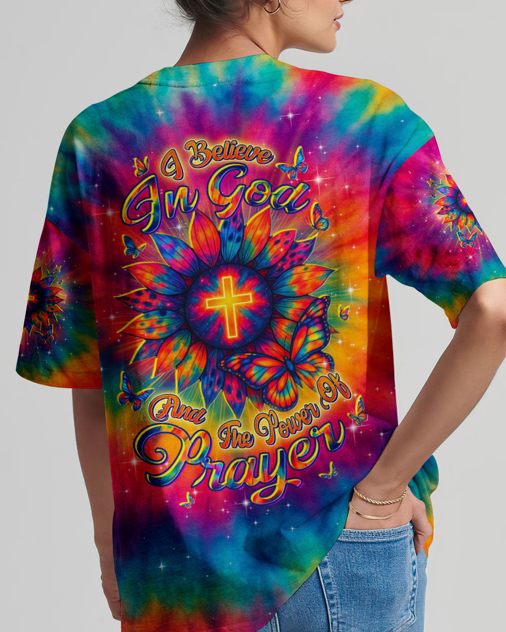 I Believe In God Women's All Over Print Shirt - Yhdu1306253