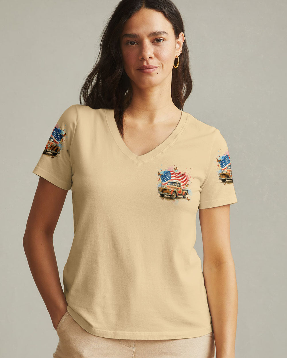 Jesus Take The Wheel Women's All Over Print Shirt - Yhdu1905252