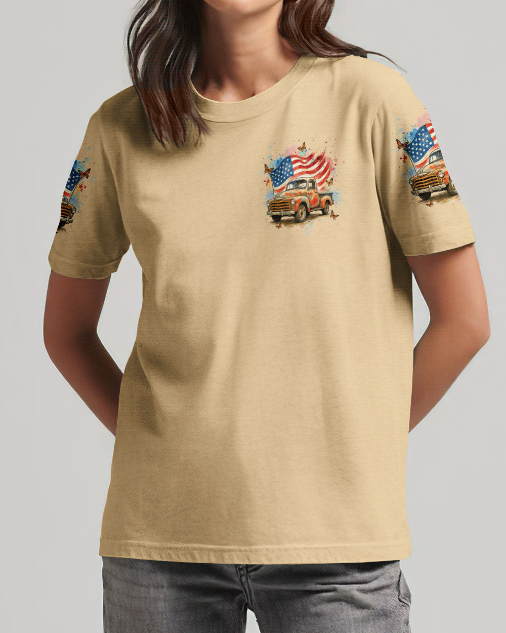 Jesus Take The Wheel Women's All Over Print Shirt - Yhdu1905252