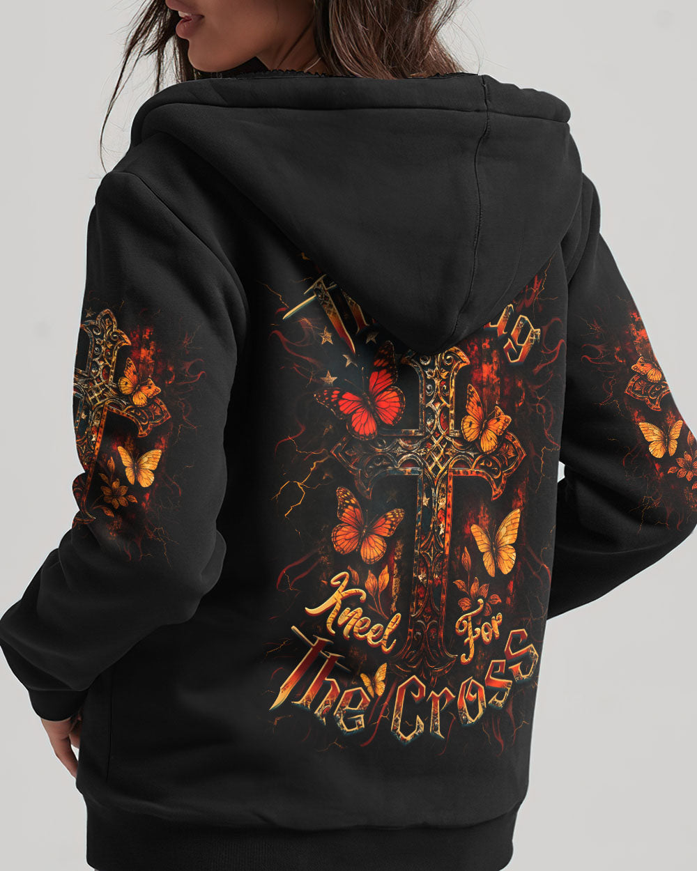 Stand For The Flag Kneel For The Cross Women's All Over Print Shirt - Yhdu1906254