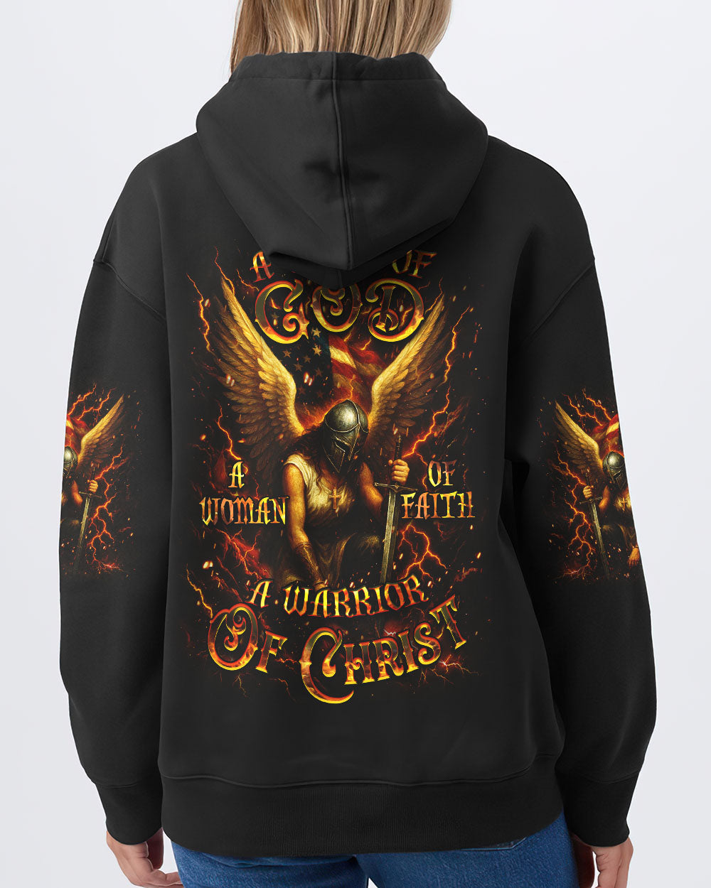 A Warrior Of Christ Woman All Over Print Shirt - Yhdu2105252