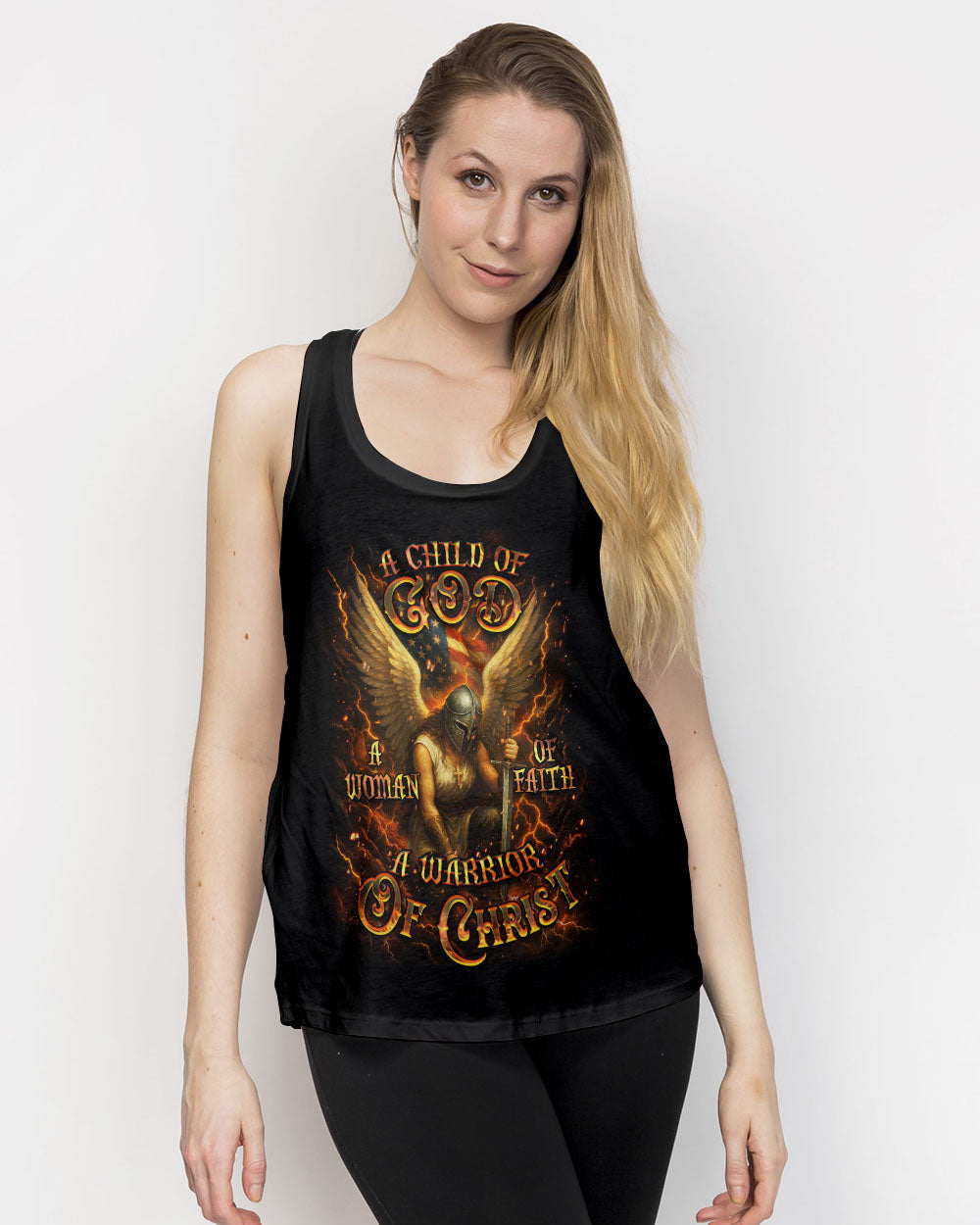 A Warrior Of Christ Woman All Over Print Shirt - Yhdu2105252