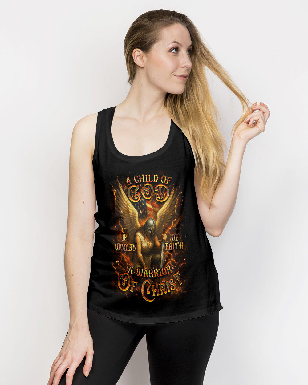 A Warrior Of Christ Woman All Over Print Shirt - Yhdu2105252