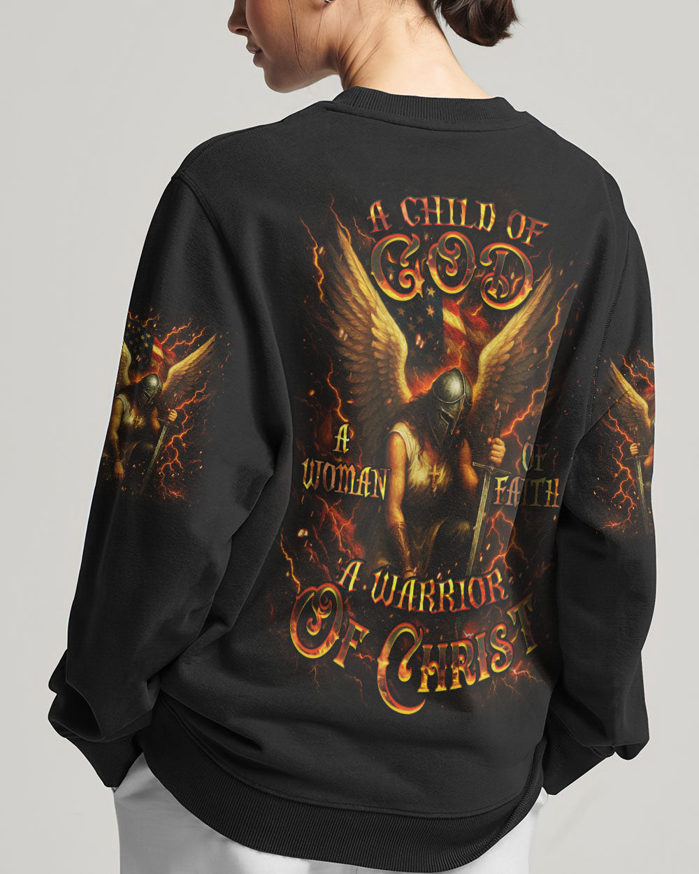 A Warrior Of Christ Woman All Over Print Shirt - Yhdu2105252