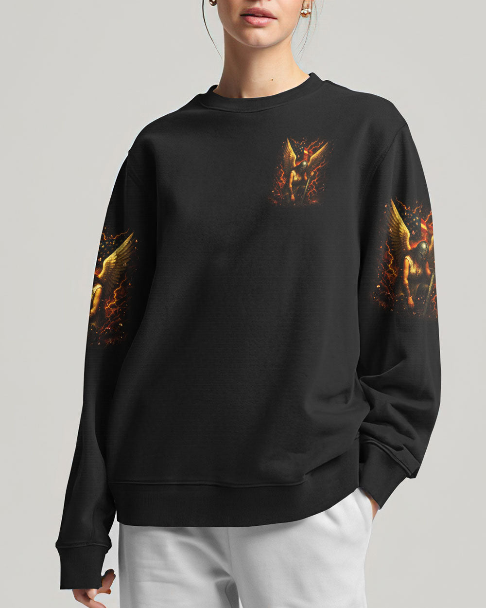 A Warrior Of Christ Woman All Over Print Shirt - Yhdu2105252