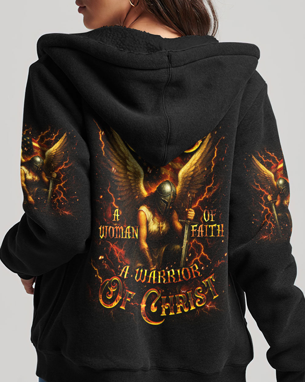 A Warrior Of Christ Woman All Over Print Shirt - Yhdu2105252