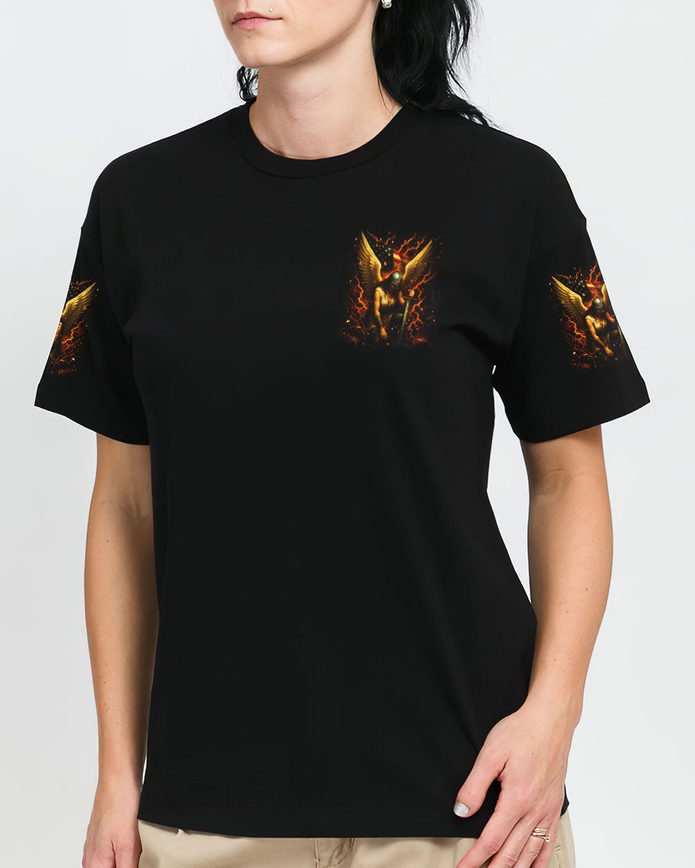 A Warrior Of Christ Woman All Over Print Shirt - Yhdu2105252
