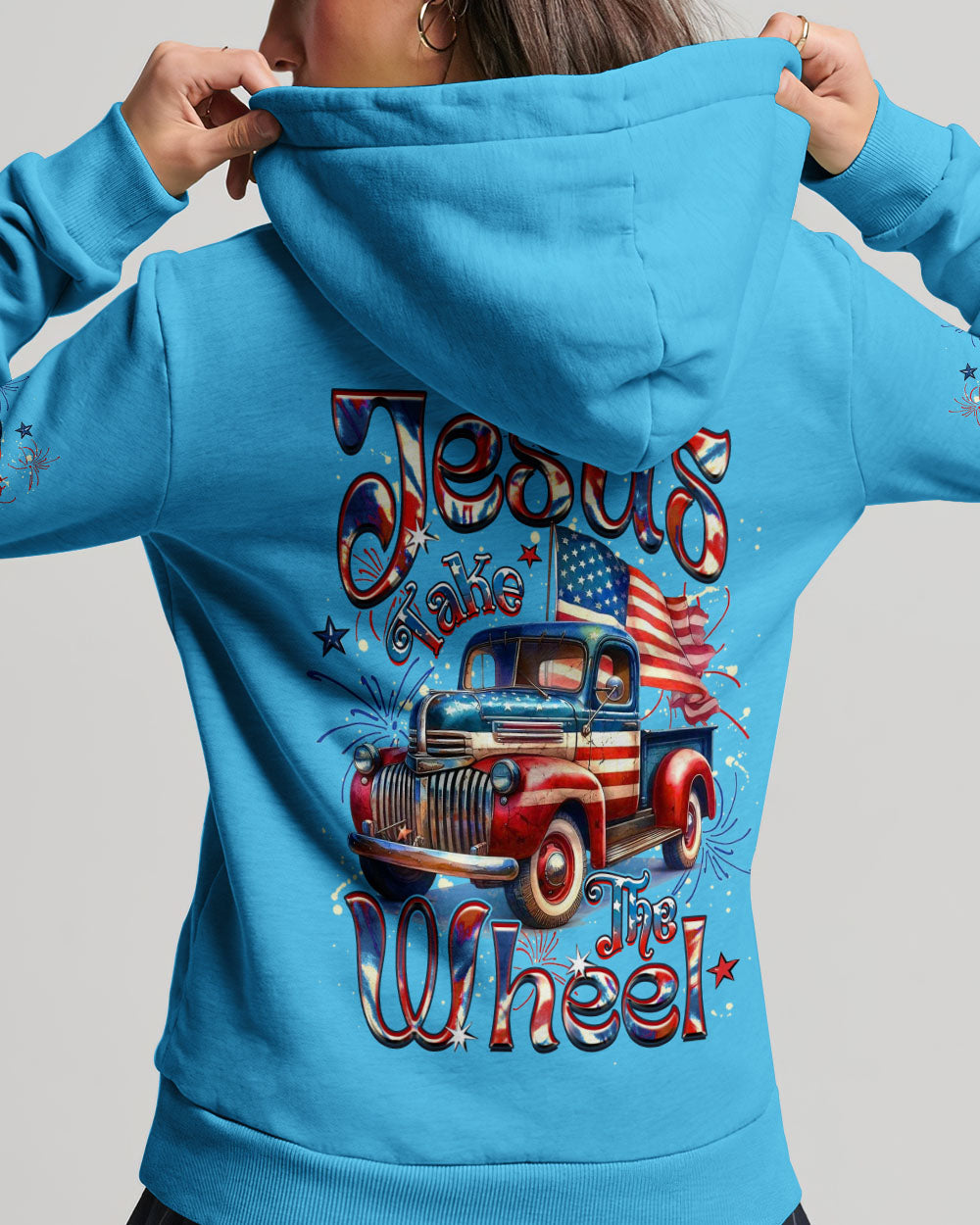 Jesus Take The Wheel Women's All Over Print Shirt - Yhdu2205254