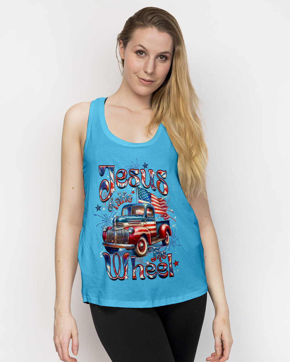 Jesus Take The Wheel Women's All Over Print Shirt - Yhdu2205254