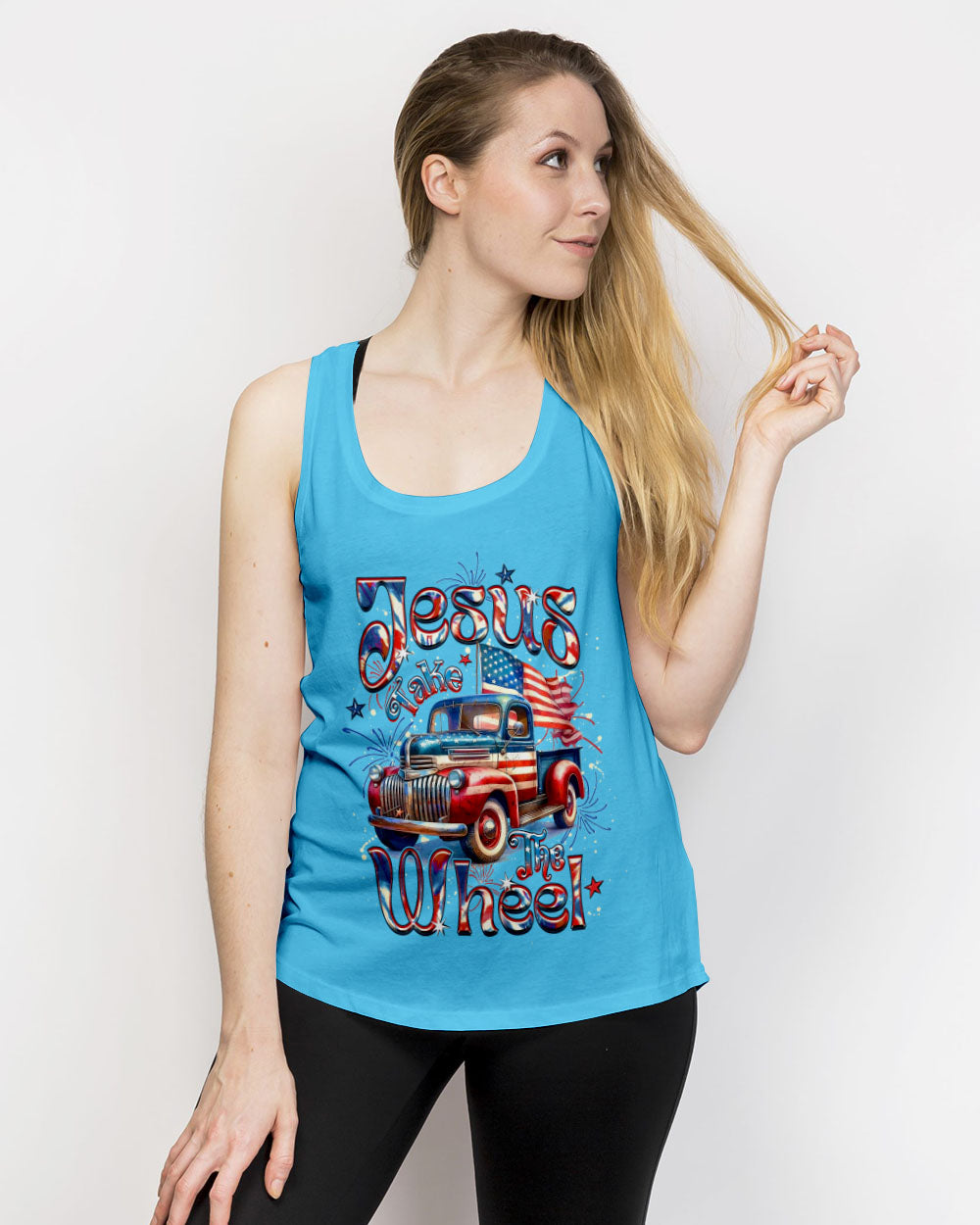 Jesus Take The Wheel Women's All Over Print Shirt - Yhdu2205254