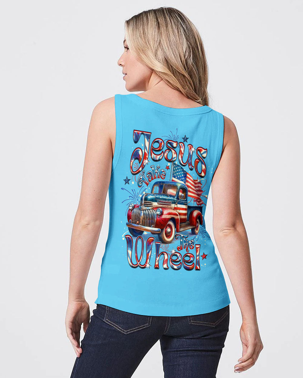 Jesus Take The Wheel Women's All Over Print Shirt - Yhdu2205254