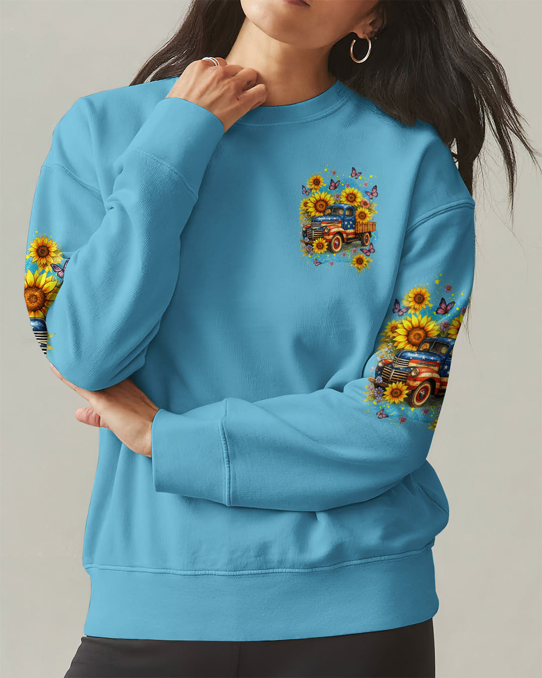 Jesus Take The Wheel Sunflowers Women's All Over Print Shirt - Yhdu2705254
