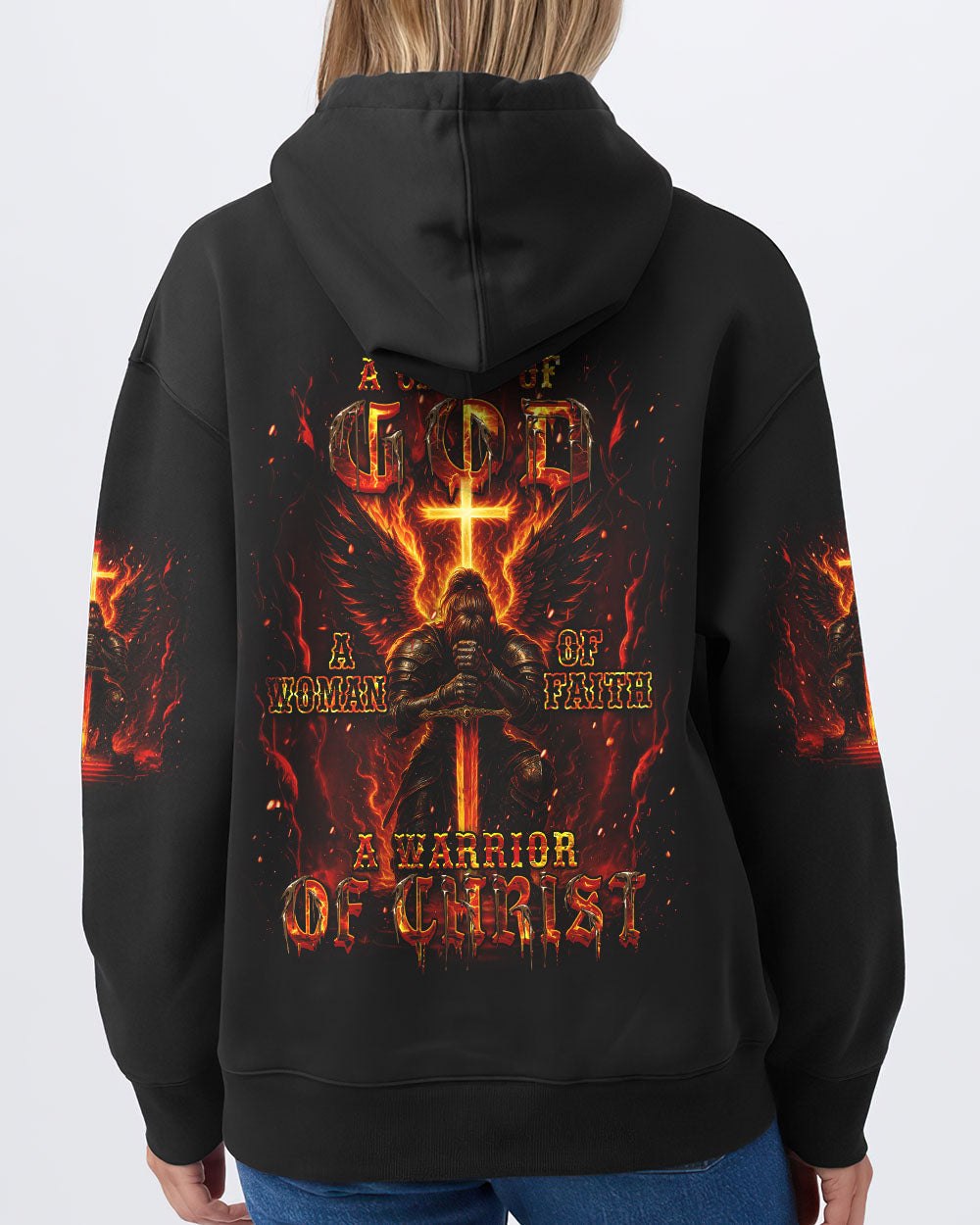 A Child Of God A Woman Of Faith Women's All Over Print Shirt - Yhdu3005253