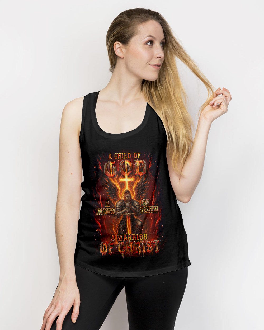 A Child Of God A Woman Of Faith Women's All Over Print Shirt - Yhdu3005253