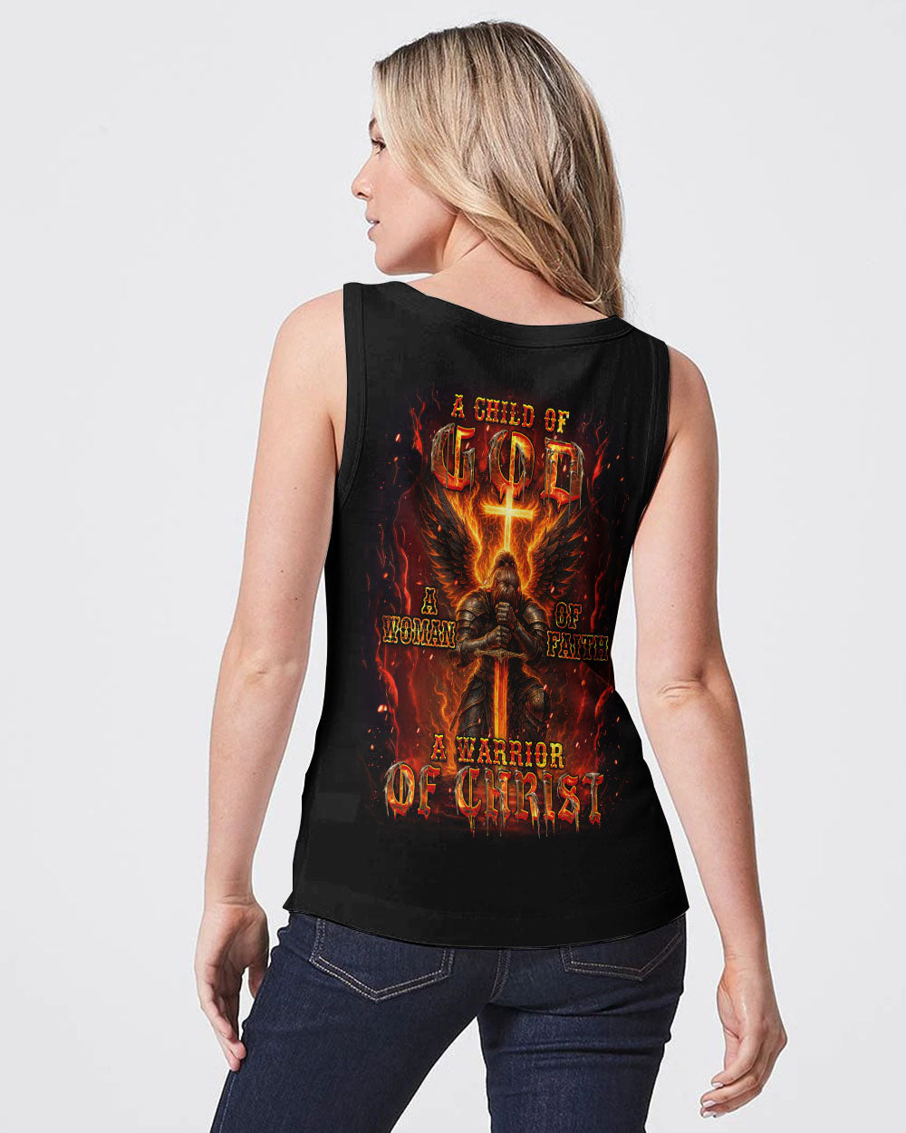 A Child Of God A Woman Of Faith Women's All Over Print Shirt - Yhdu3005253