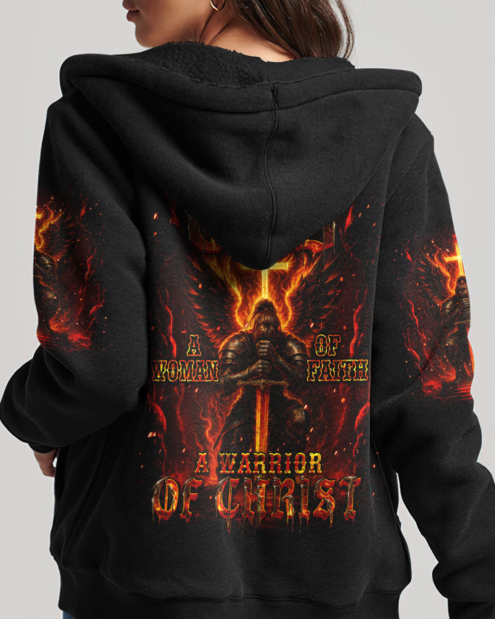 A Child Of God A Woman Of Faith Women's All Over Print Shirt - Yhdu3005253