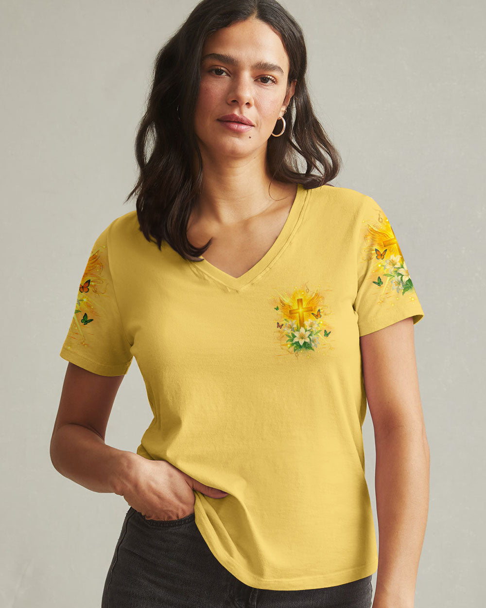 Thank You God Women's All Over Print Shirt - Yhhg0505252