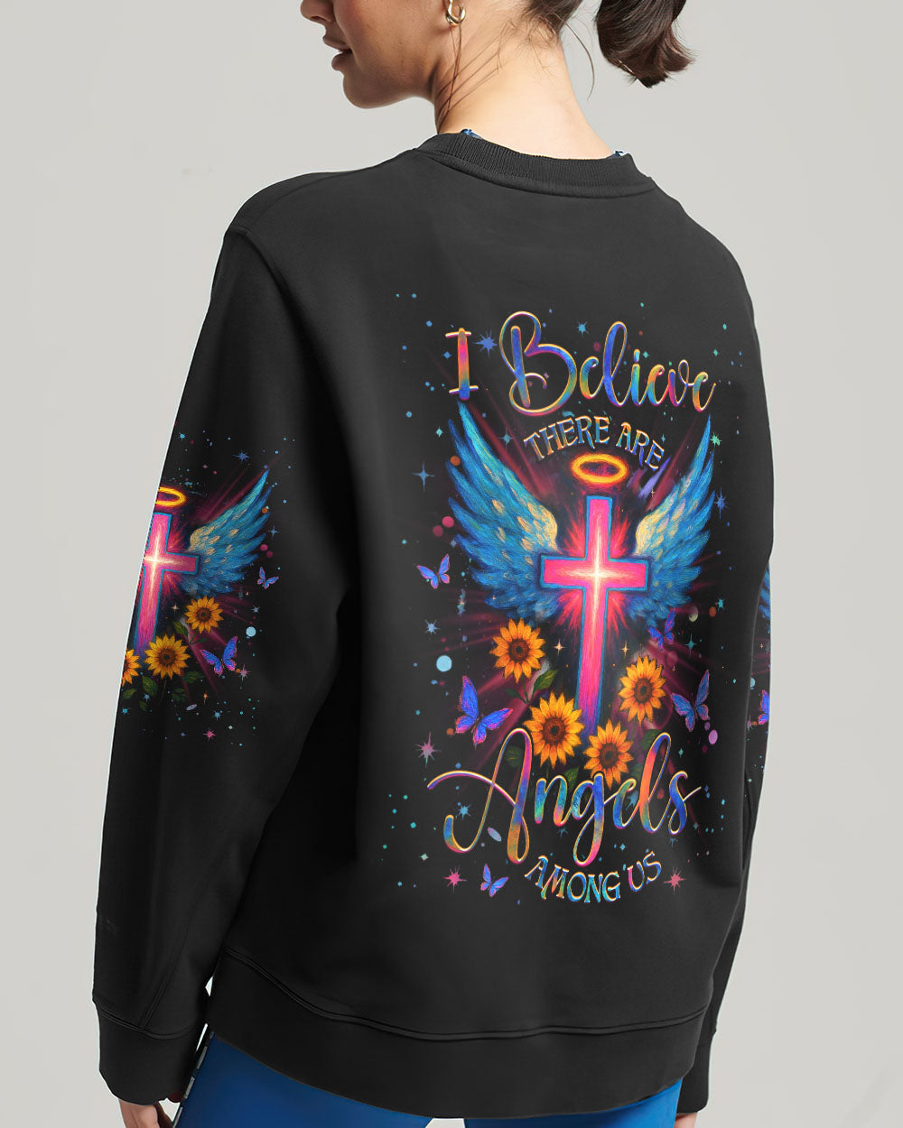 I Believe There Are Angels Among Us Women's All Over Print Shirt - Yhhg0705254
