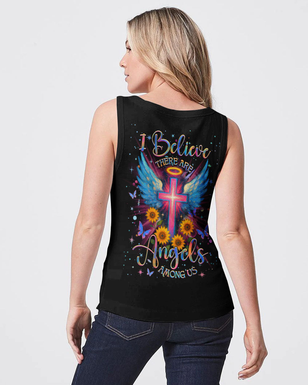 I Believe There Are Angels Among Us Women's All Over Print Shirt - Yhhg0705254