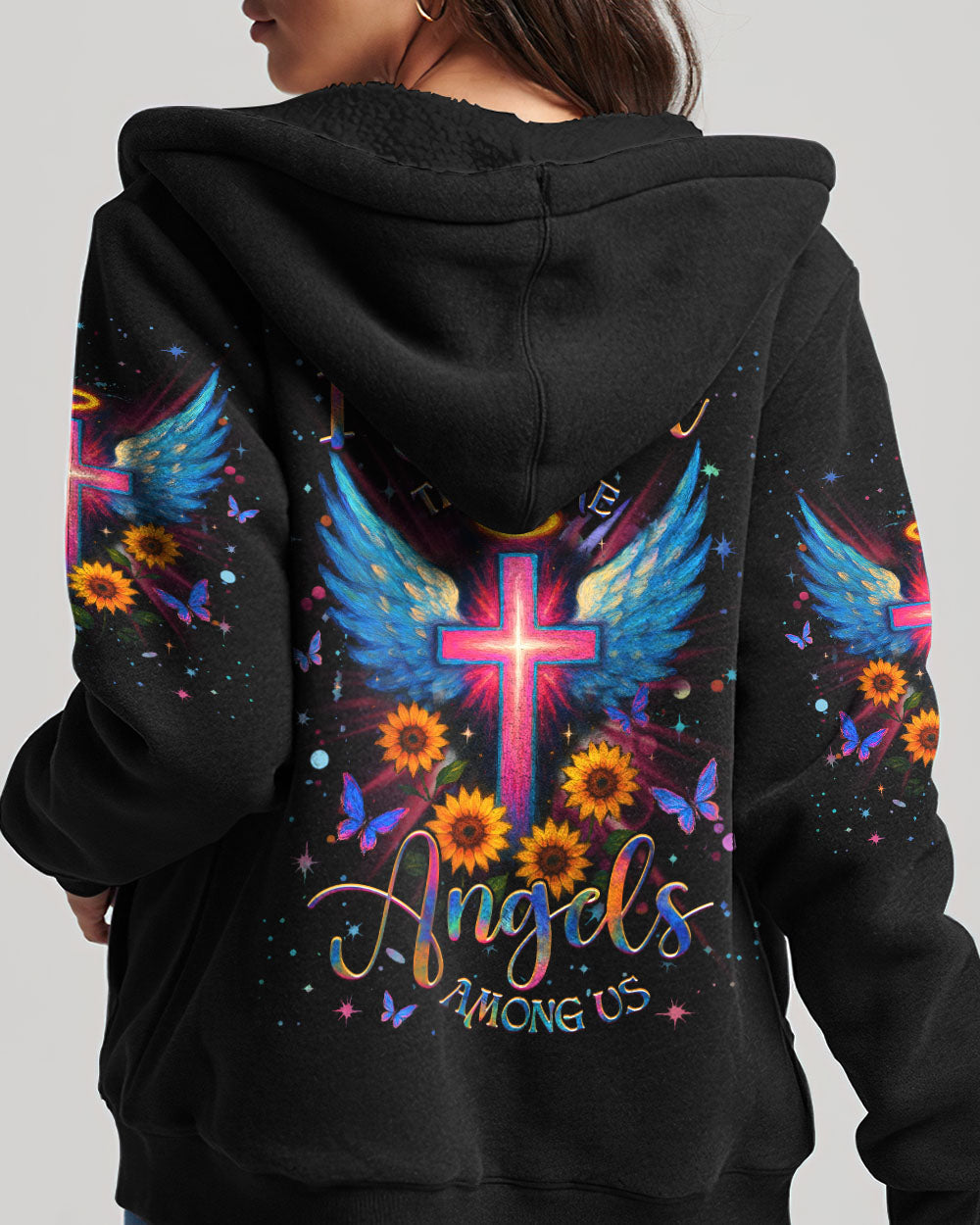 I Believe There Are Angels Among Us Women's All Over Print Shirt - Yhhg0705254
