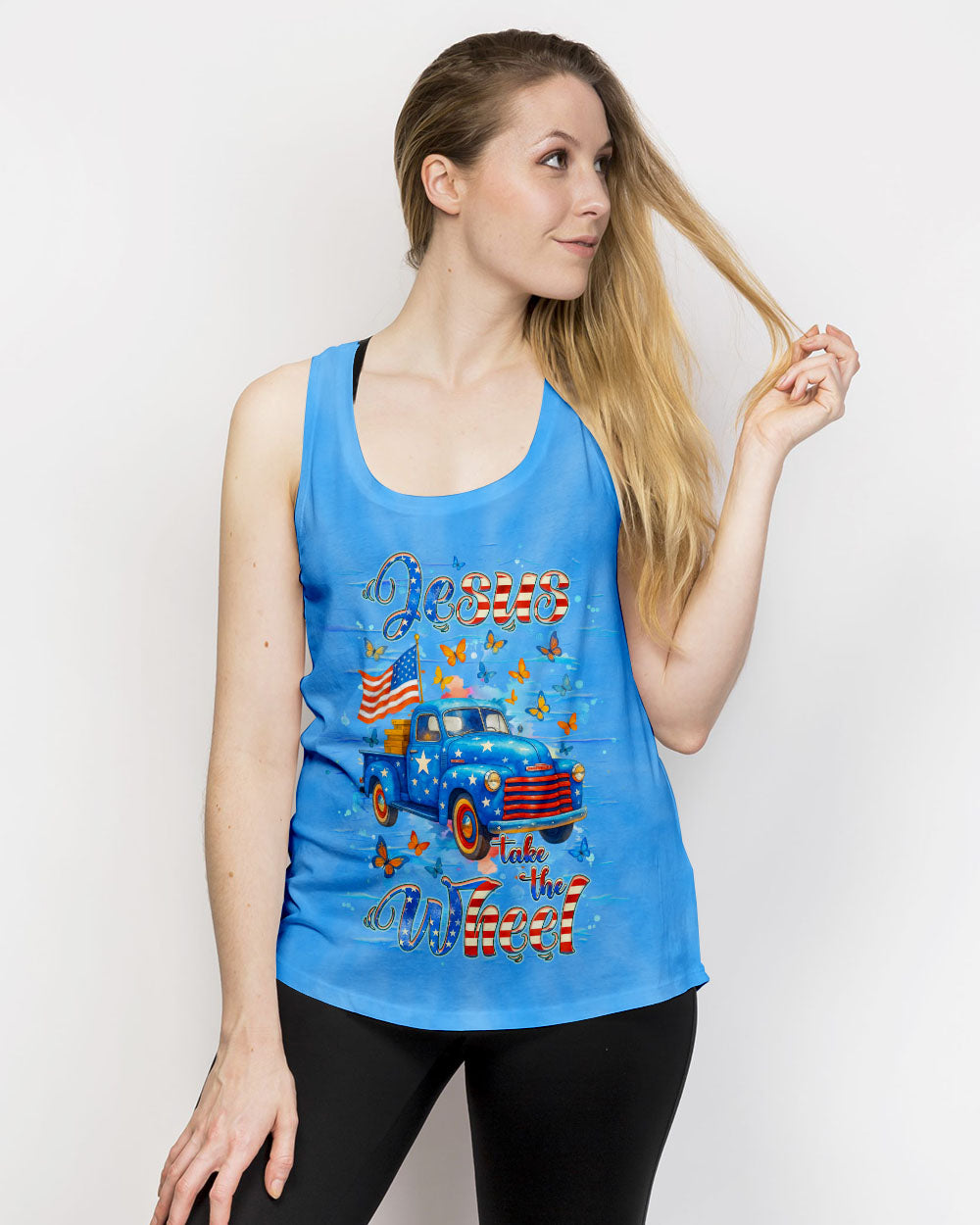 Jesus Take The Wheel Women's All Over Print Shirt - Yhhg1605252
