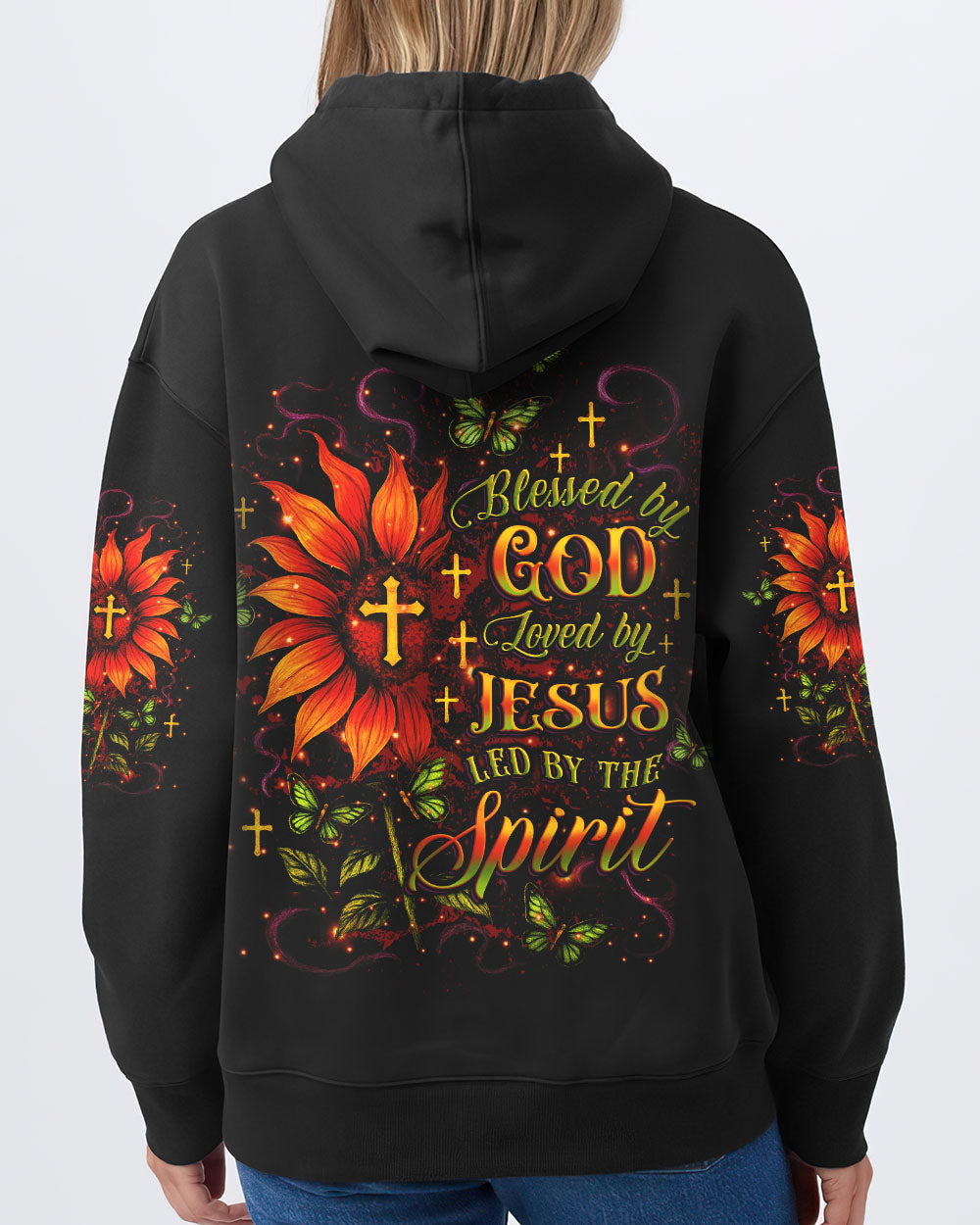 Blessed By God Loved By Jesus Led By The Spirit Women's All Over Print Shirt - Yhlt0605253