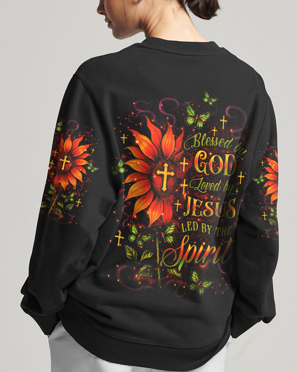 Blessed By God Loved By Jesus Led By The Spirit Women's All Over Print Shirt - Yhlt0605253