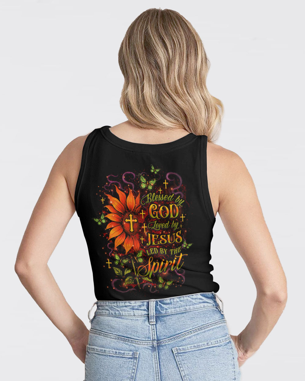 Blessed By God Loved By Jesus Led By The Spirit Women's All Over Print Shirt - Yhlt0605253