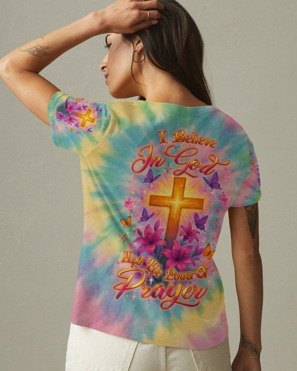 I Believe In God Women's All Over Print Shirt - Yhlt0605254