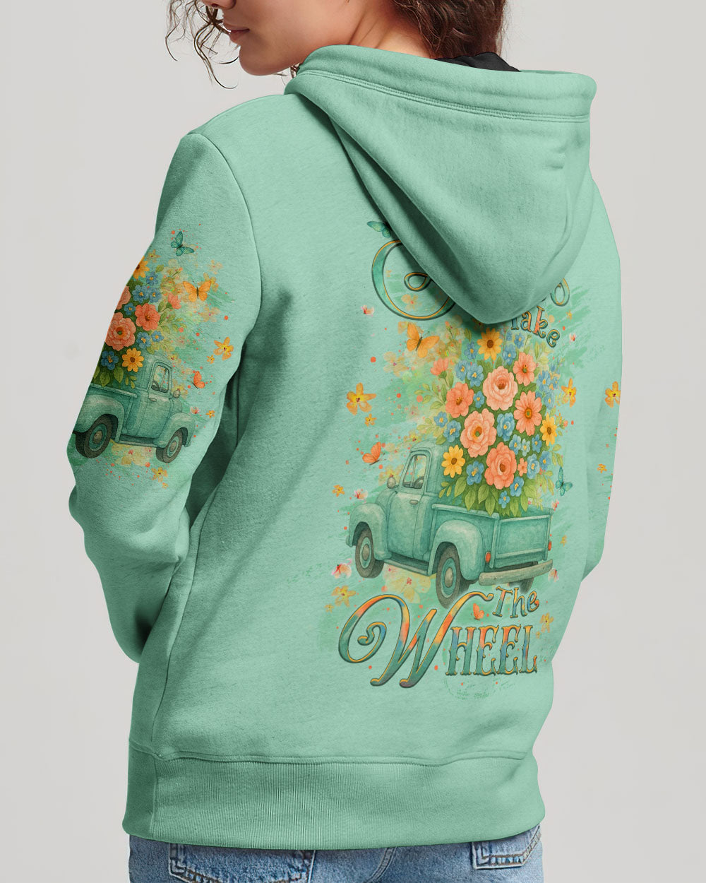 Jesus Take The Wheel Women's All Over Print Shirt - Yhlt1205254