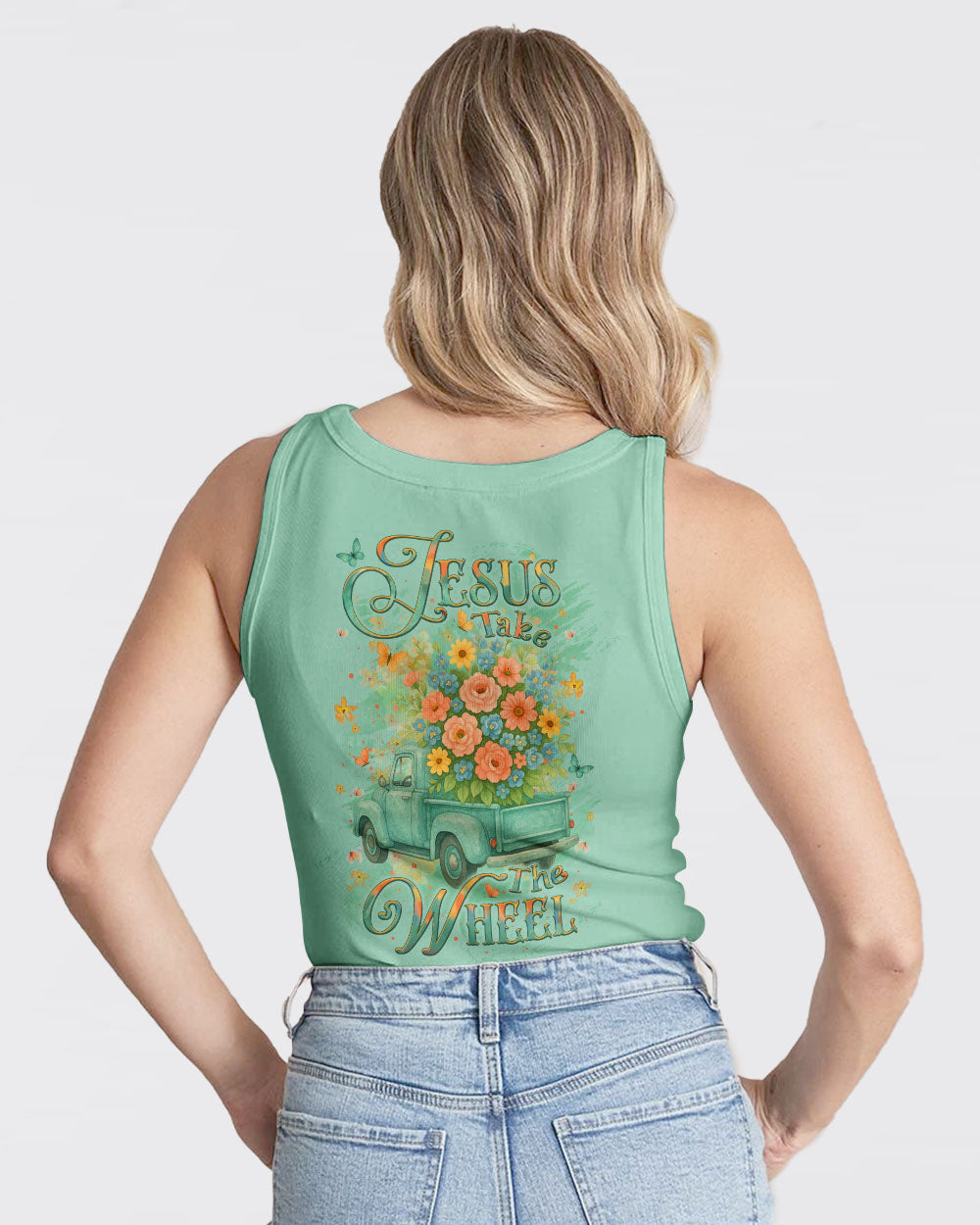 Jesus Take The Wheel Women's All Over Print Shirt - Yhlt1205254