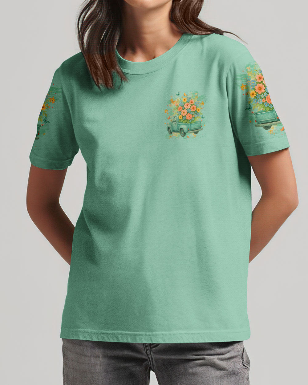 Jesus Take The Wheel Women's All Over Print Shirt - Yhlt1205254