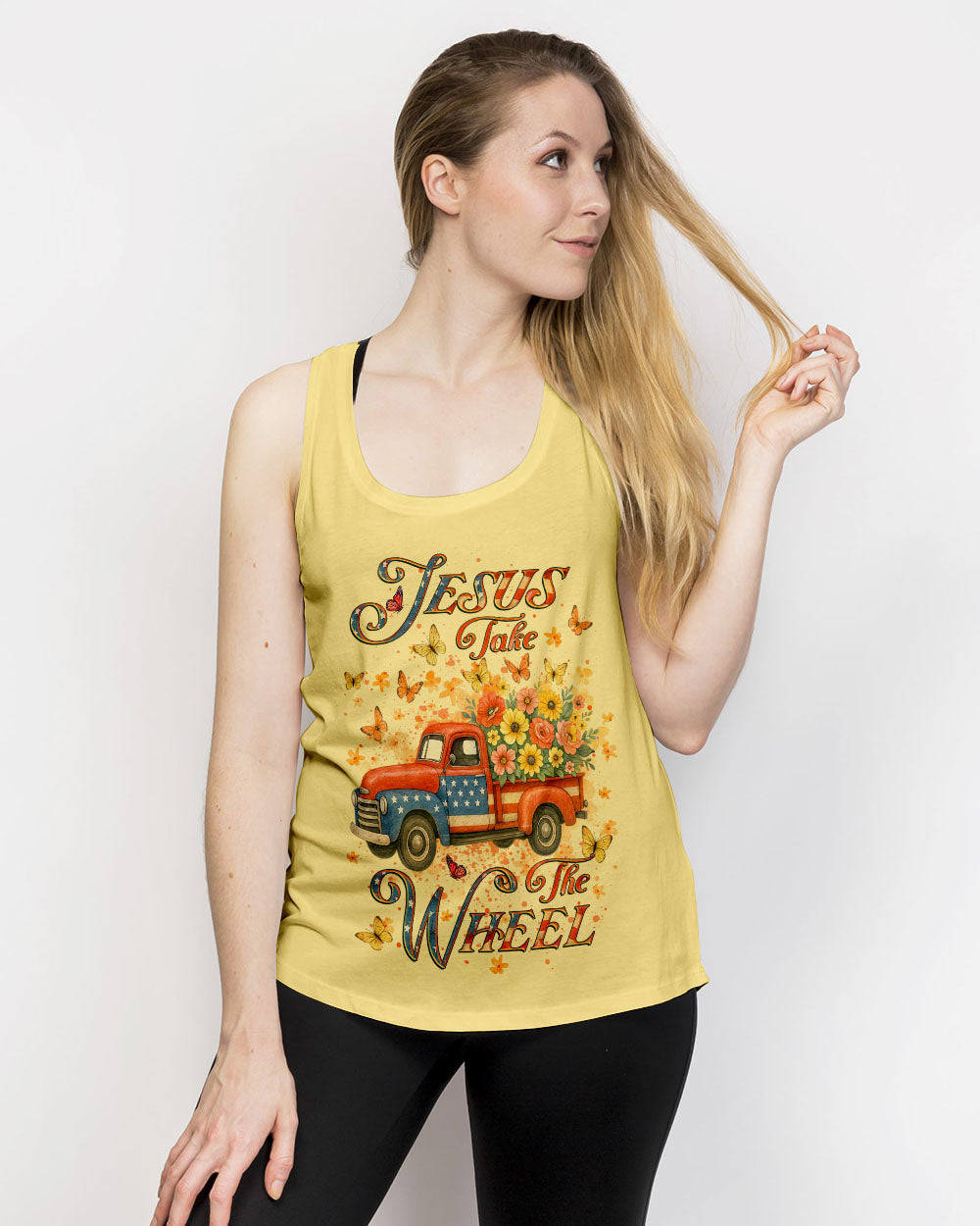 Jesus Take The Wheel Women's All Over Print Shirt - Yhlt1206254