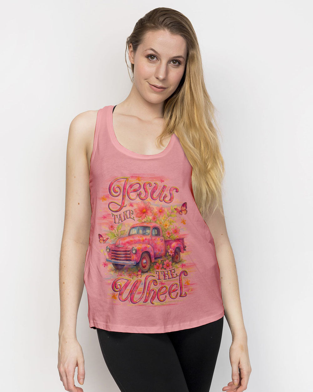 Jesus Take The Wheel Women's All Over Print Shirt - Yhlt1806251