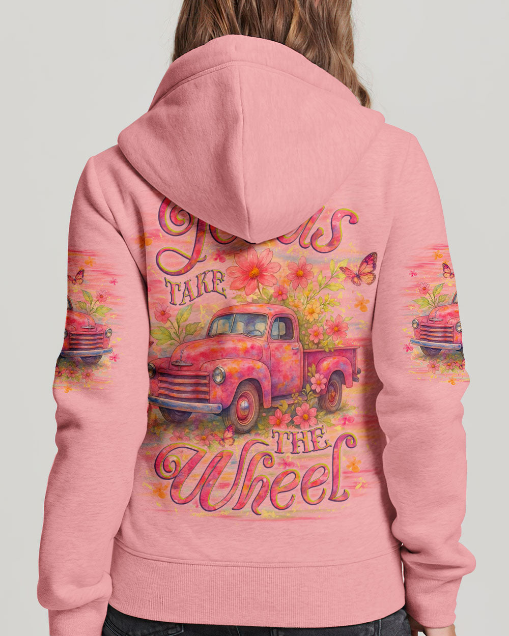 Jesus Take The Wheel Women's All Over Print Shirt - Yhlt1806251