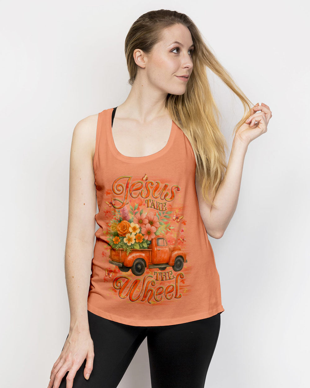 Jesus Take The Wheel Women's All Over Print Shirt - Yhlt1906251