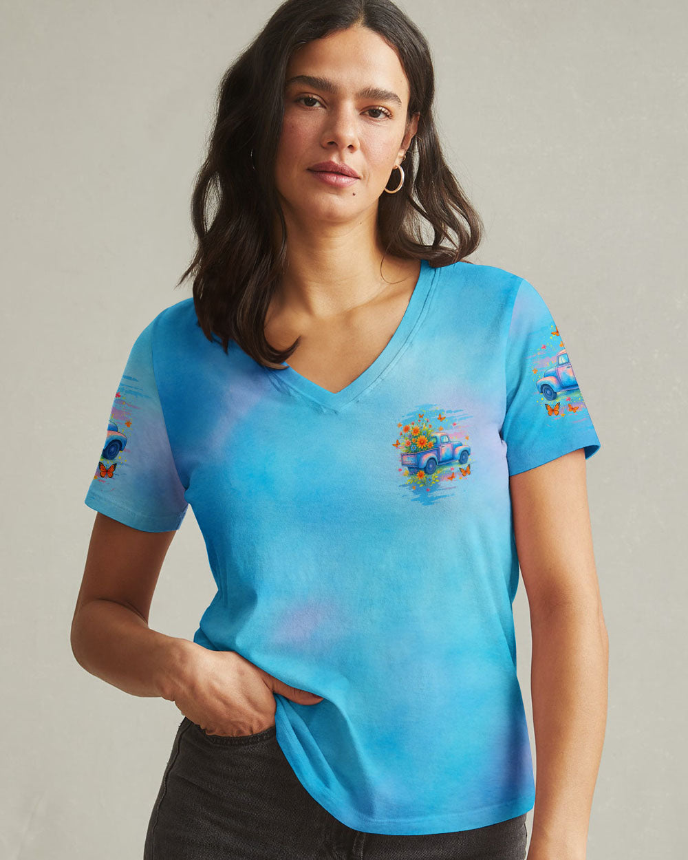 Jesus Take The Wheel Women's All Over Print Shirt - Yhlt1706253