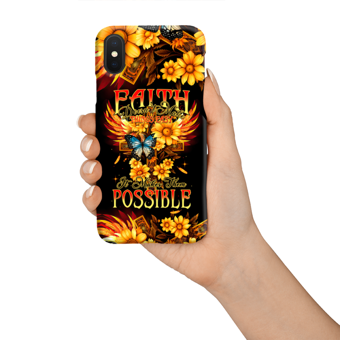 Faith Doesn't Make Things Easy Phone Case - Tytm2706231