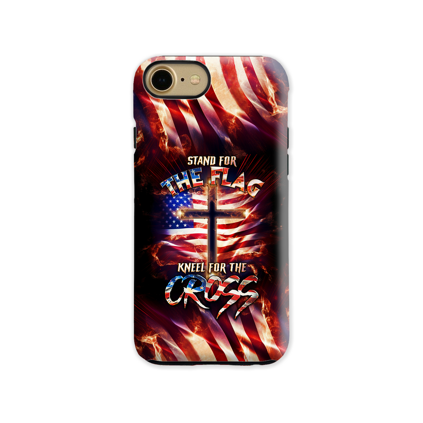 Stand For The Flag Kneel For The Cross Phone Case - Tlno0308231