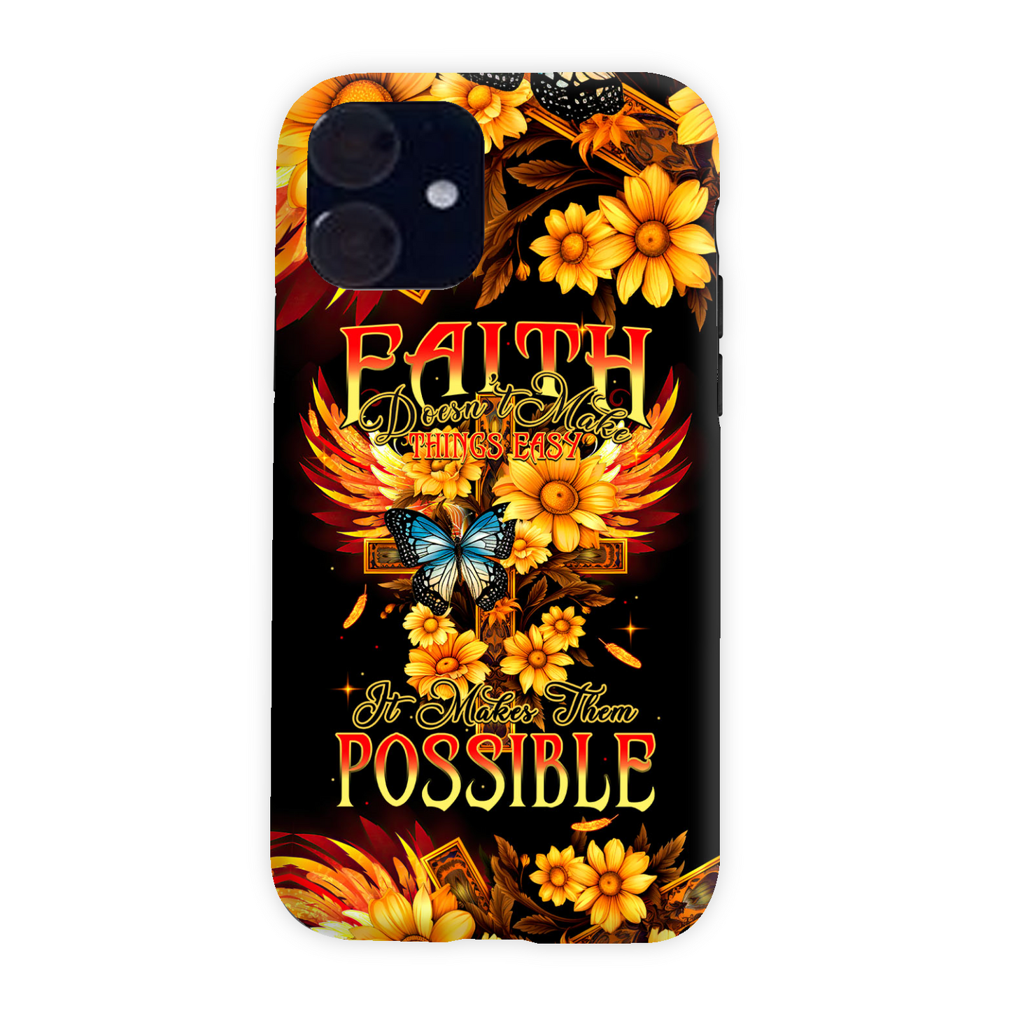 Faith Doesn't Make Things Easy Phone Case - Tytm2706231