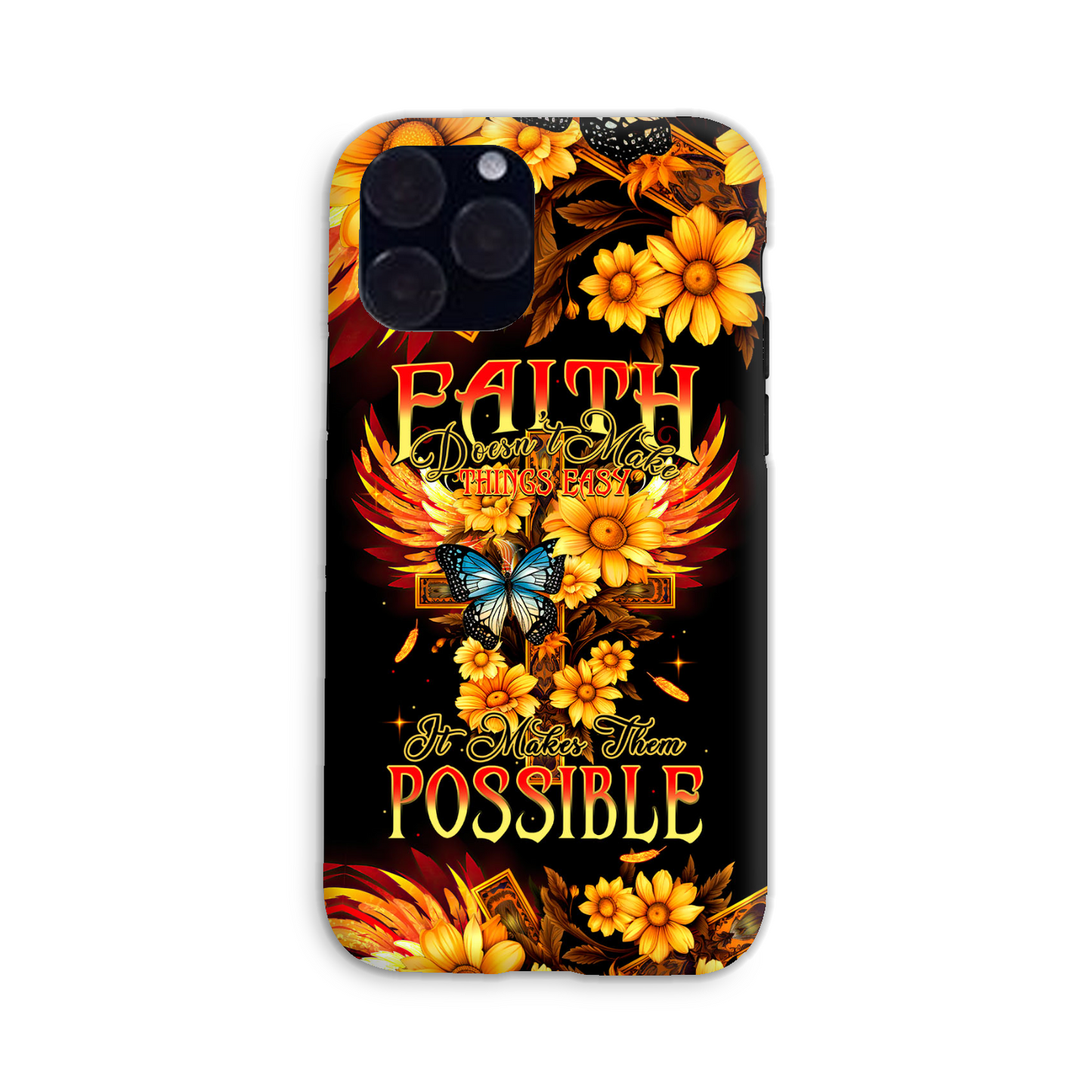 Faith Doesn't Make Things Easy Phone Case - Tytm2706231
