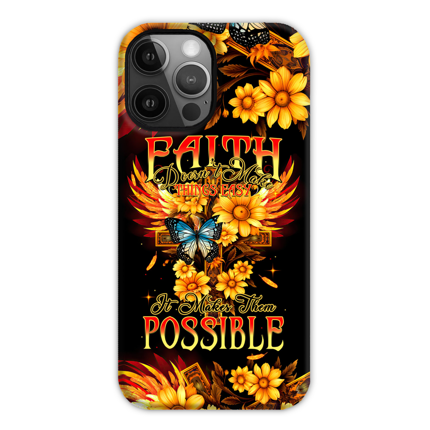 Faith Doesn't Make Things Easy Phone Case - Tytm2706231