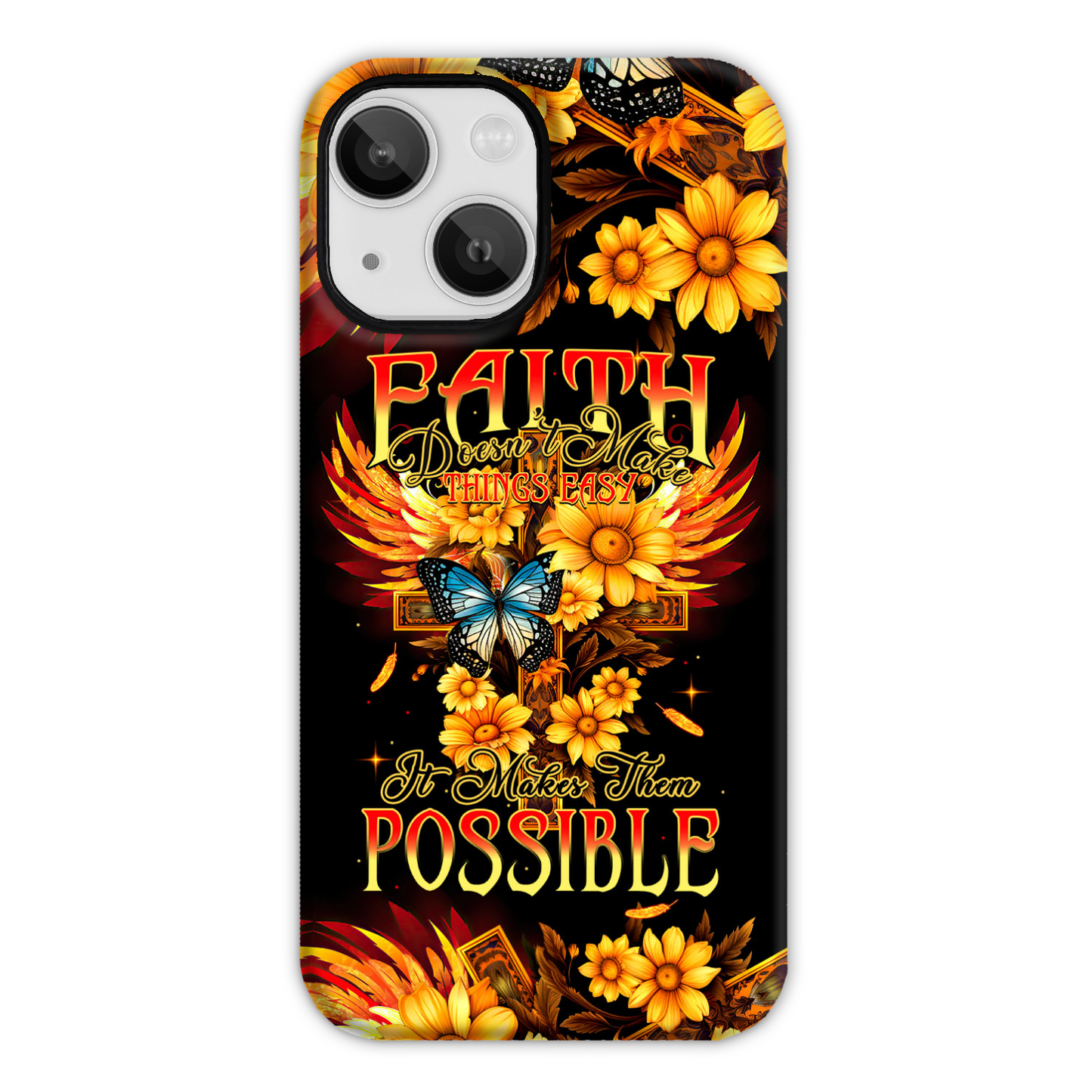 Faith Doesn't Make Things Easy Phone Case - Tytm2706231