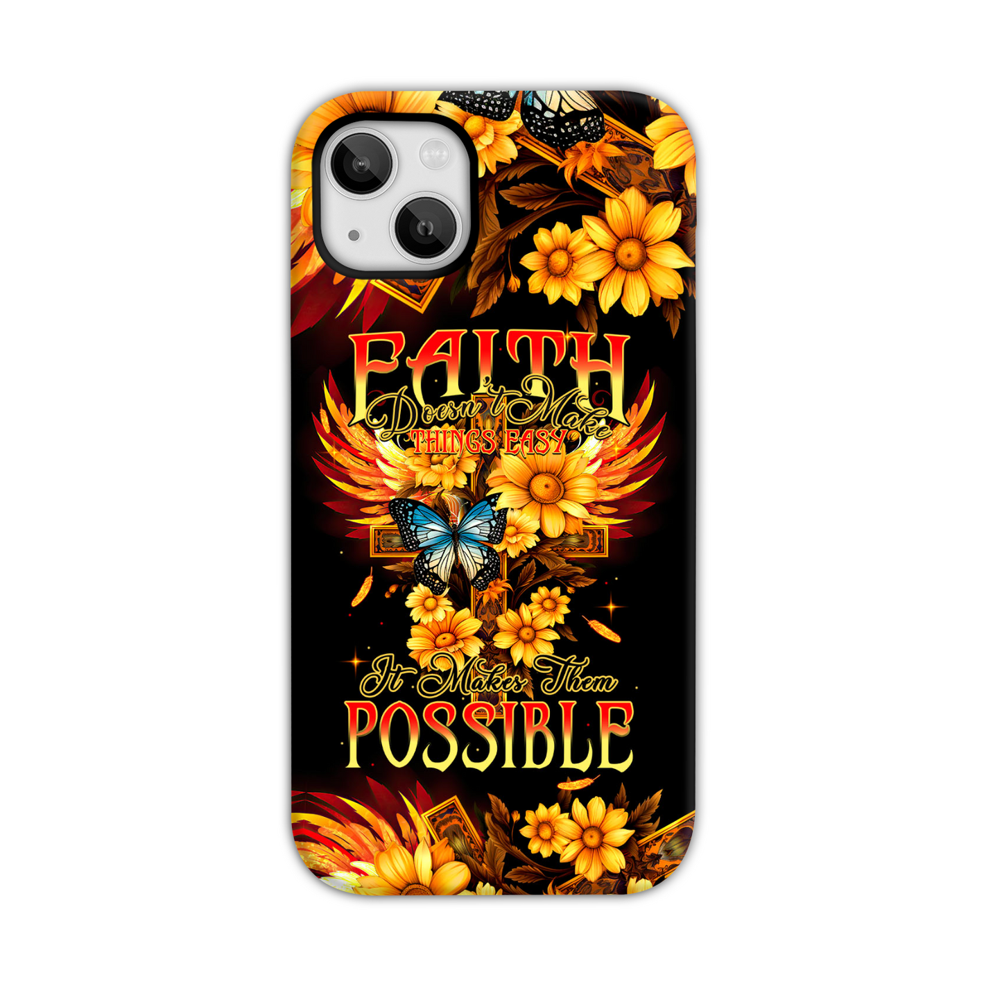 Faith Doesn't Make Things Easy Phone Case - Tytm2706231