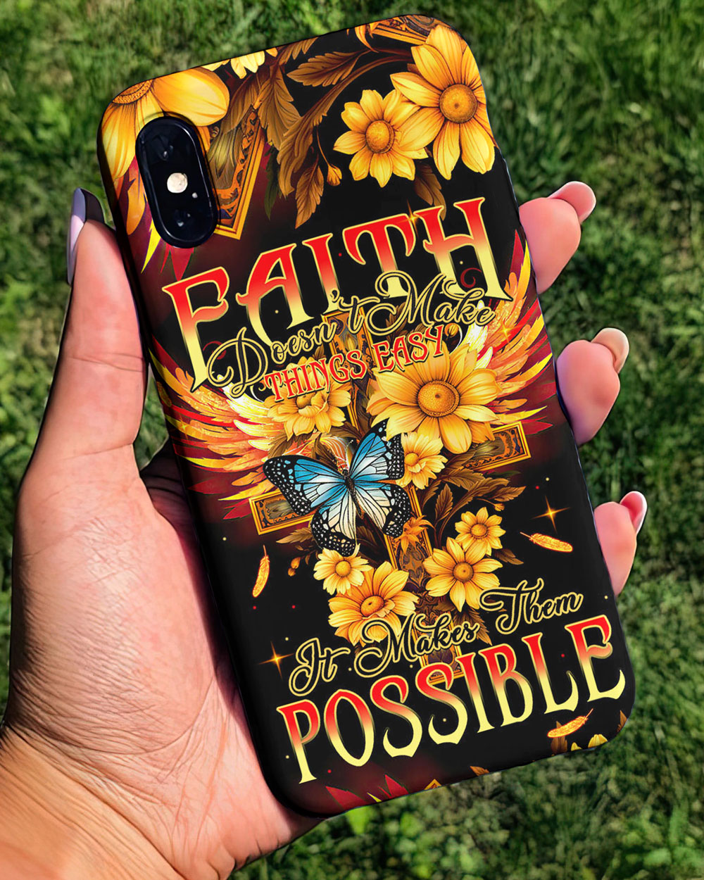 Faith Doesn't Make Things Easy Phone Case - Tytm2706231