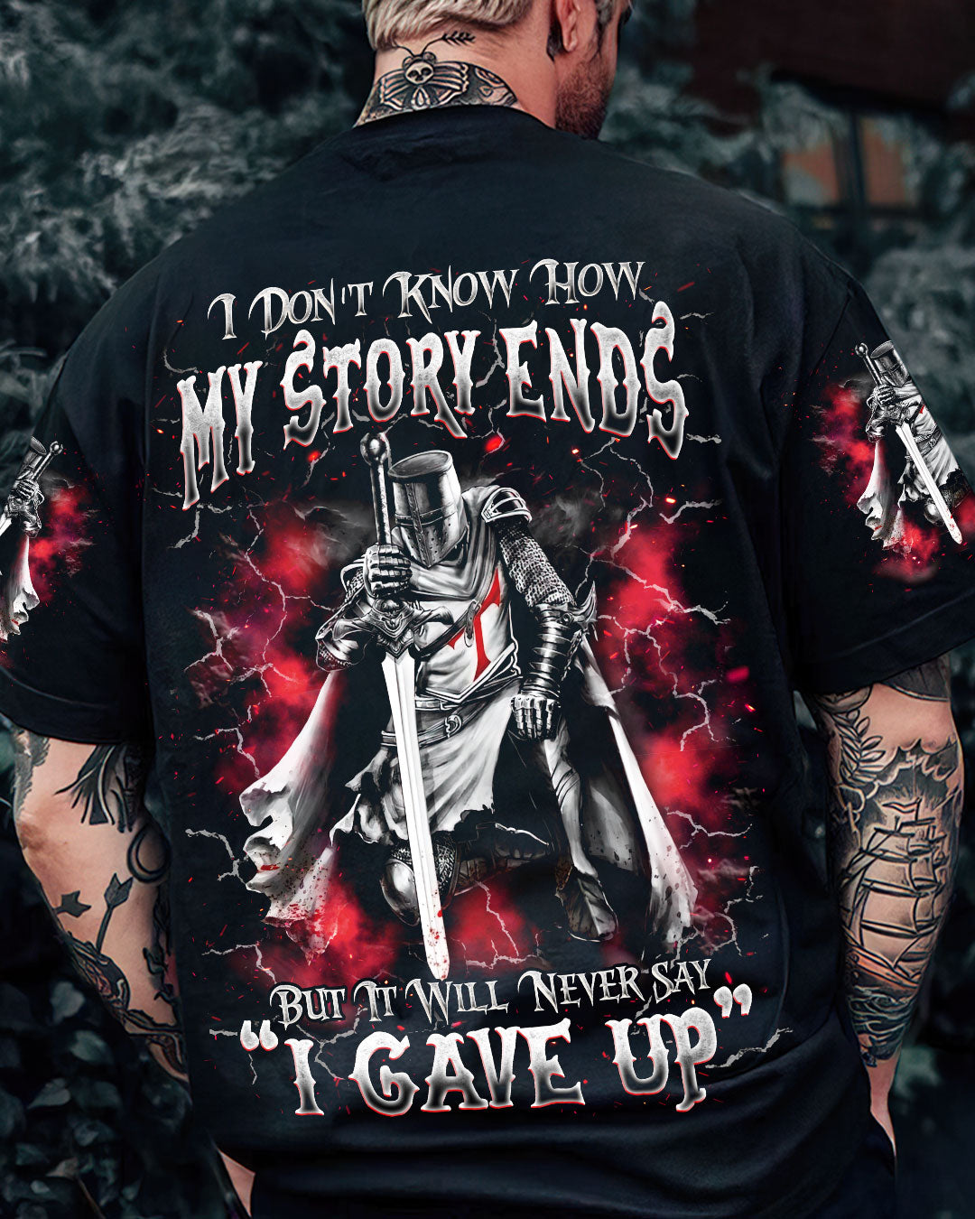 I Don't Know How My Story Ends Warrior Men's All Over Print Shirt - Tlnz1104253