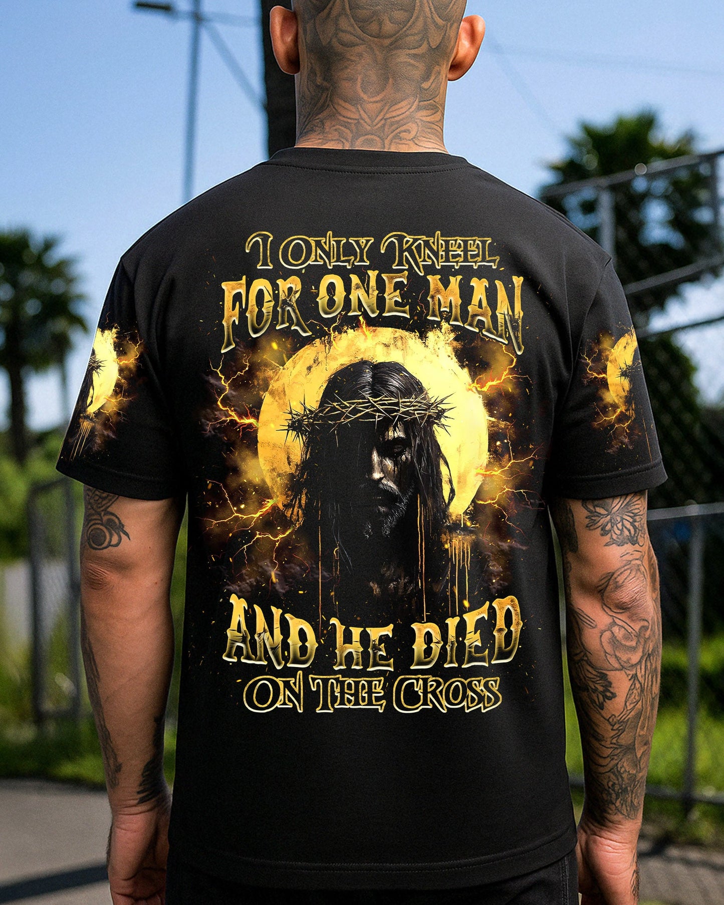 I Only Kneel For One Man Men's All Over Print Shirt - Tlnz1406253