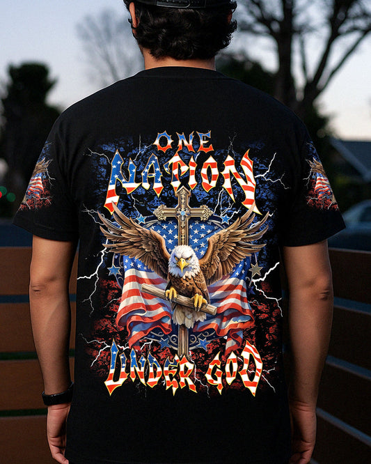One Nation Under God Eagle Men's All Over Print Shirt  - Tlnt2905252