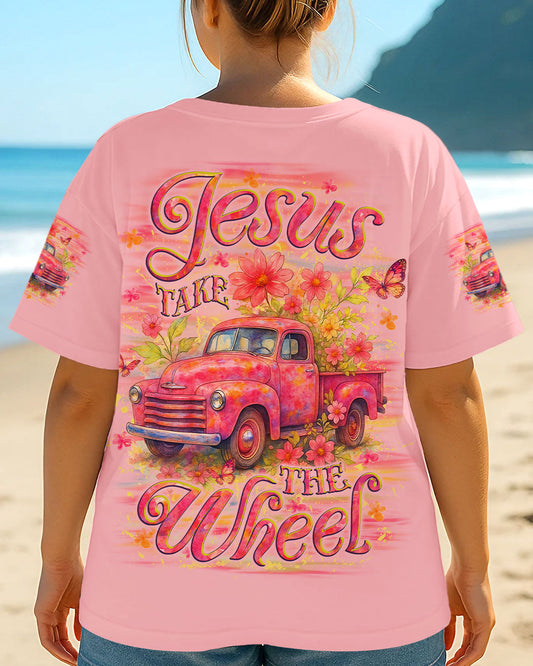 Jesus Take The Wheel Women's All Over Print Shirt - Yhlt1806251