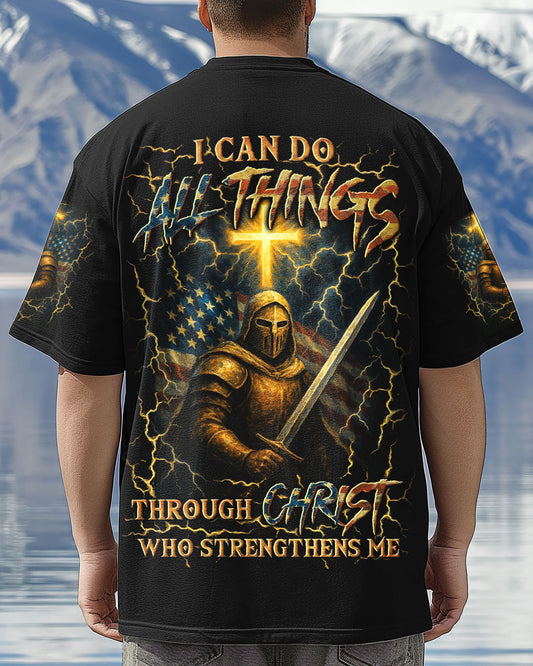 I Can Do All Things Cross Warrior Men's All Over Print Shirt - Yhln2104253